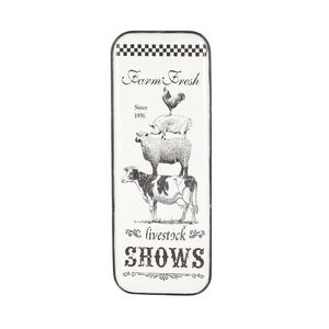 9th & Pike(R) Oversized Vintage Inspired Livestock Animal Sign