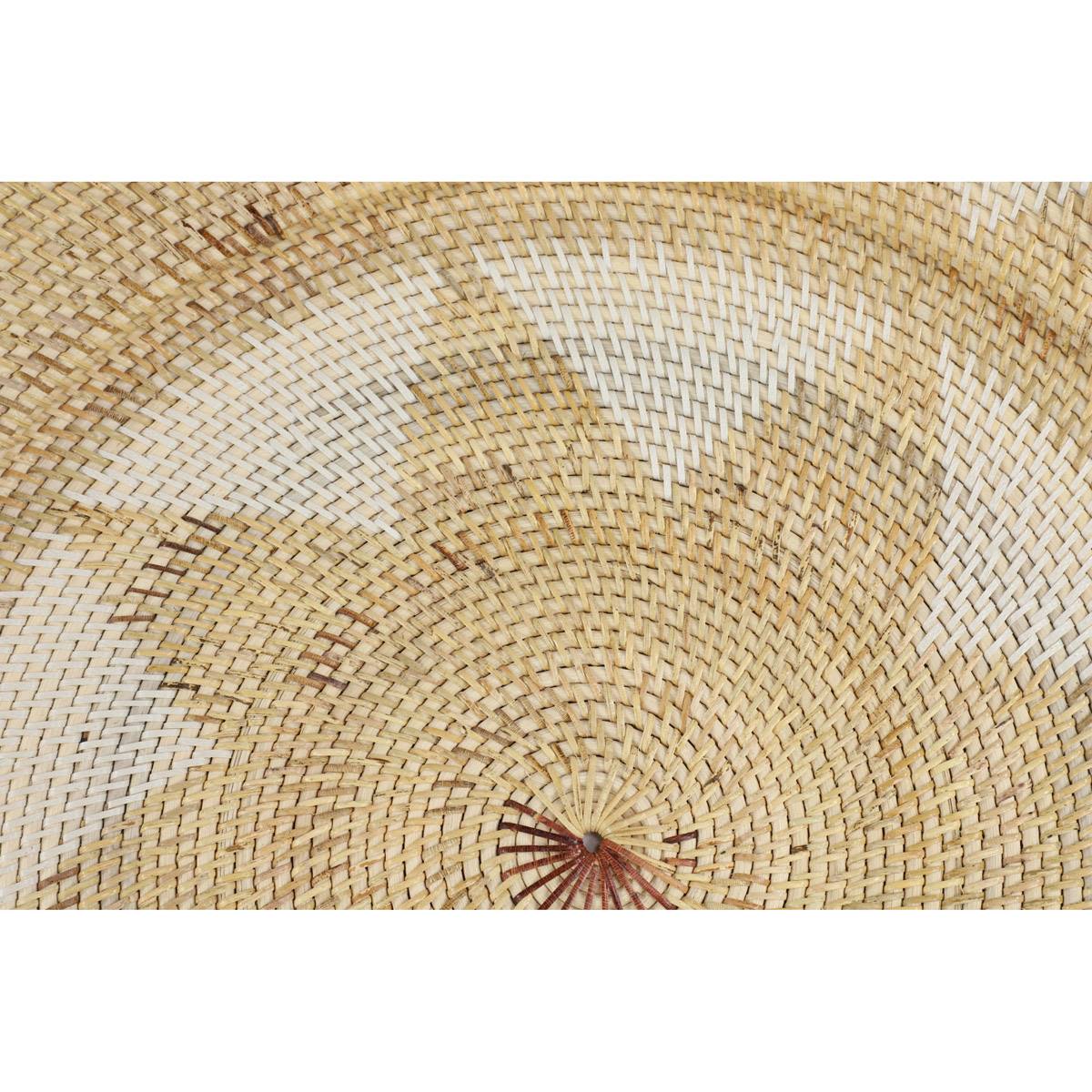 9th & Pike(R) Star Design Wicker Basket Trays Wall Decor - Set Of 3