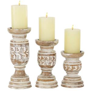 9th & Pike(R) Weathered Candle Holder - Set of 3