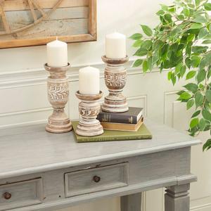9th & Pike(R) Weathered Candle Holder - Set of 3 alternate view