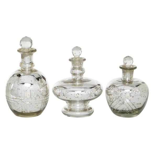 9th & Pike(R) Decorative Glass Jars - Set Of 3