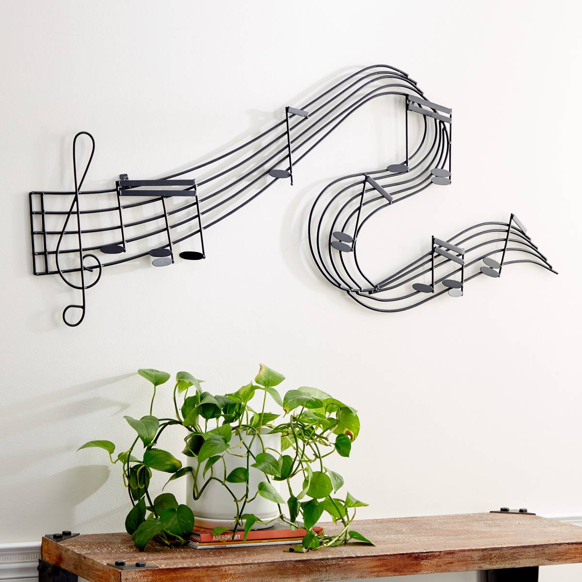 9th & Pike(R) Minimalist Musical Note Wall Decor