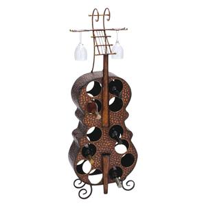 9th & Pike(R) Cello-Shaped Standing Wine Rack