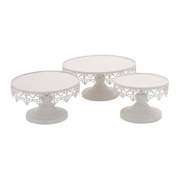 9th & Pike(R) Metallic Cupcake Stands - Set of 3