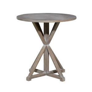 9th & Pike(R) Brown Wood Farmhouse Accent Table alternate view