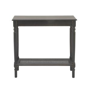 9th & Pike(R) Black Traditional Wood Console Table alternate view