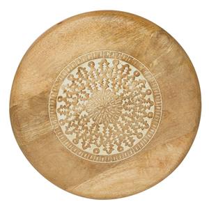9th & Pike(R) Brown Wood Traditional Accent Table alternate view