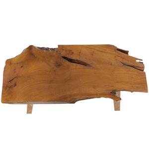 9th & Pike(R) Brown Teak Wood Contemporary Coffee Table alternate view