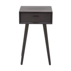 9th & Pike(R) Black Pine Modern Accent Table