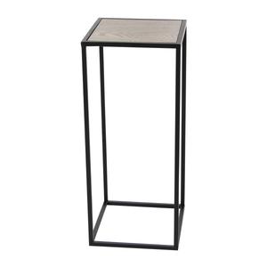 9th & Pike(R) Black Metal Contemporary Accent Table - Set of 2 alternate view