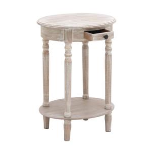 9th & Pike(R) Light Brown Wood Farmhouse Accent Table alternate view