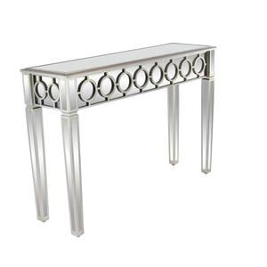 9th & Pike(R) Silver Glam Wood Console Table alternate view