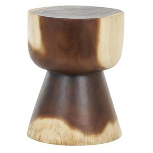 9th & Pike(R) Rustic Brown Wood End Table