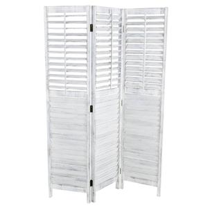 9th & Pike(R) Rustic Wood Room Divider Screen