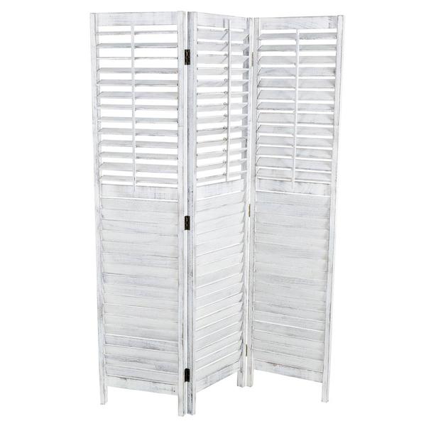 9th & Pike(R) Rustic Wood Room Divider Screen