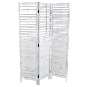 9th & Pike(R) Rustic Wood Room Divider Screen alternate view