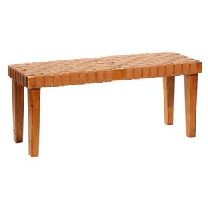 9th & Pike(R) Rustic Brown Wood Entryway Bench
