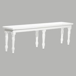 9th & Pike(R) Farmhouse White Wood Entryway Bench