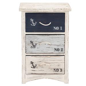 9th & Pike(R) Coastal Blue Wooden Chest