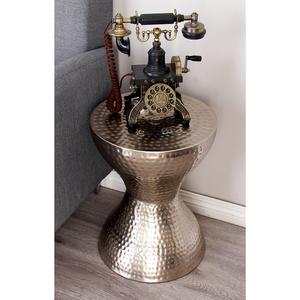 9th & Pike(R) Iron Contemporary Accent Table alternate view