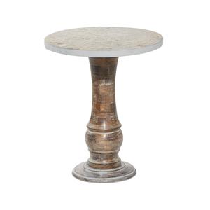 9th & Pike(R) Round Wood Pedestal Table