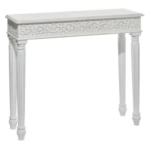9th & Pike(R) Large Wood Carved Console Table