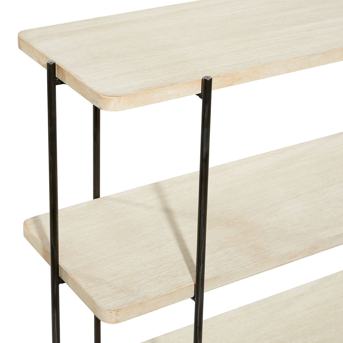 9th & Pike(R) Rectangular Wood 3-Tier Console Table