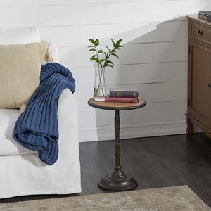 9th & Pike(R) Round Wood Accent Table alternate view