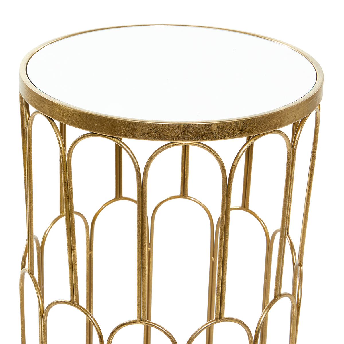 9th & Pike(R) Round Metal Accent Table - Set Of 3