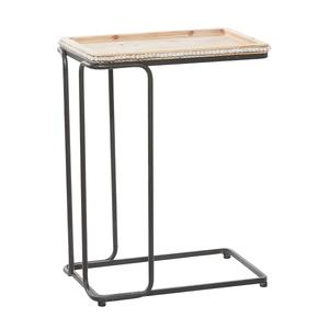 9th & Pike(R) Ceramic Industrial Accent Table