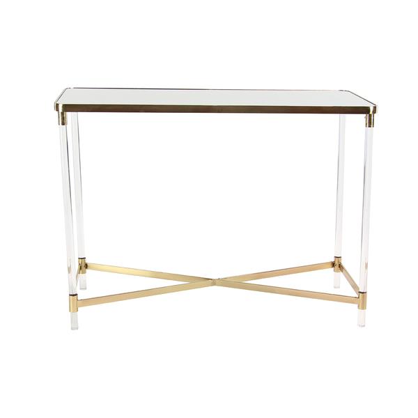 9th & Pike(R) Acrylic Accent Table