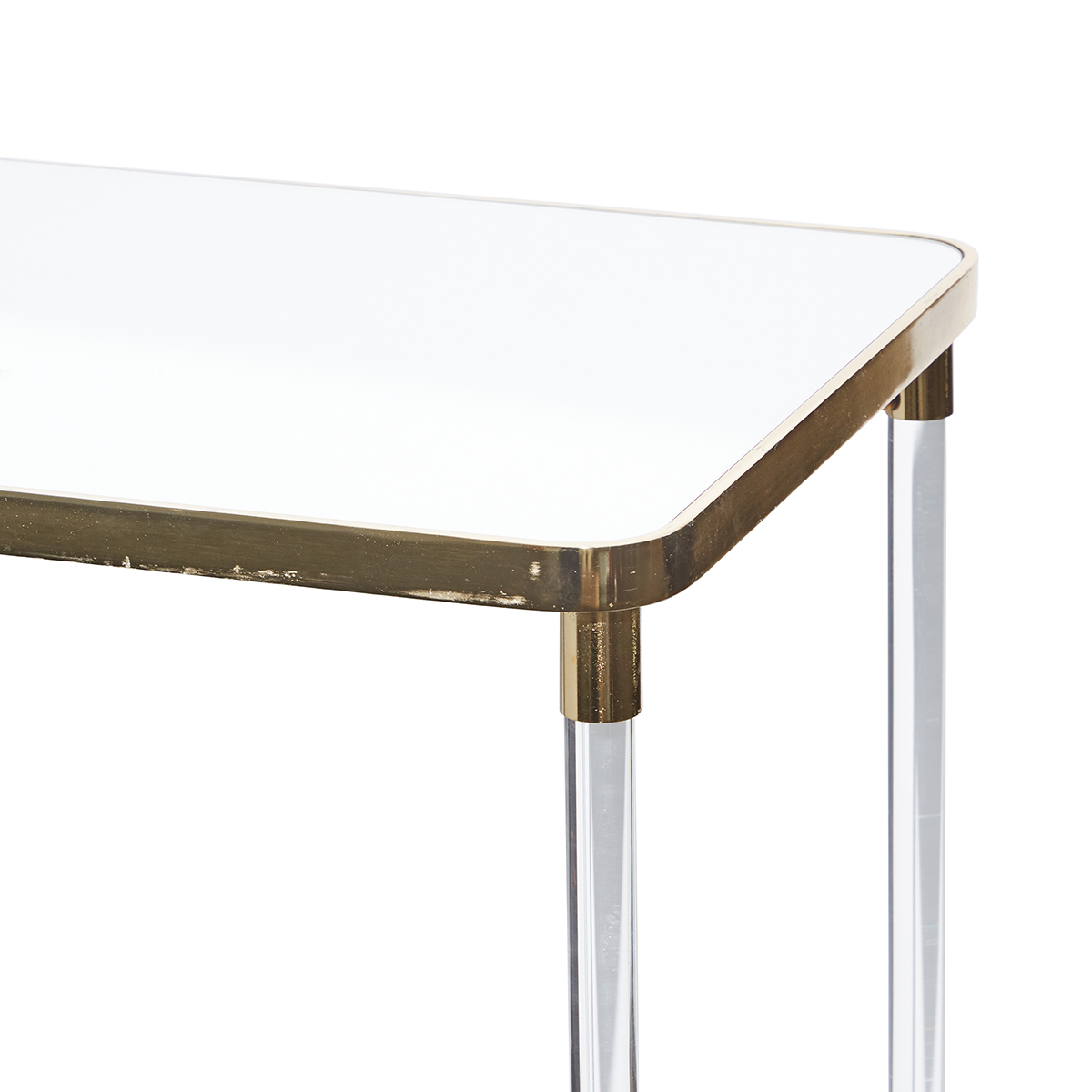 9th & Pike(R) Acrylic Accent Table