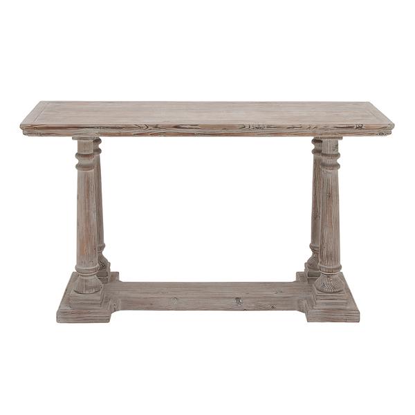 9th & Pike(R) Rectangular Textured Wood Console Table