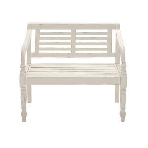 9th & Pike(R) White Mahogany Country Bench