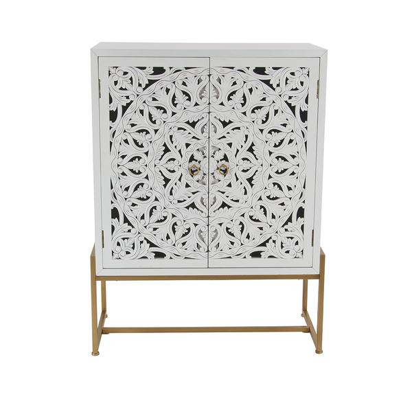 9th & Pike(R) White Chinese Red Pine Cabinet