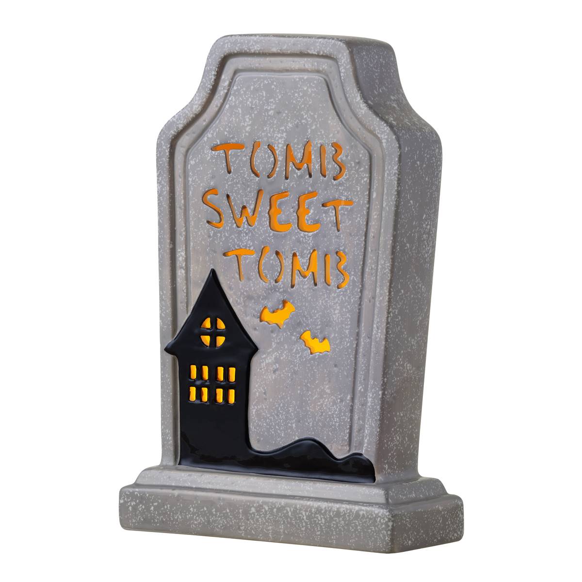 Mr. Halloween Ceramic LED Tombstone - Tomb Sweet Tomb