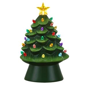 Mr. Christmas 8in. Nostalgic Ceramic Green Tree