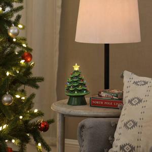 Mr. Christmas 8in. Nostalgic Ceramic Green Tree alternate view