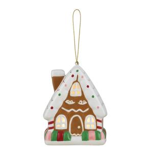 Mr. Christmas Nostalgic Ceramic Gingerbread House Ornament