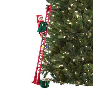 Mr. Christmas 43in. LED Animated Ladder Climbing Elf alternate view