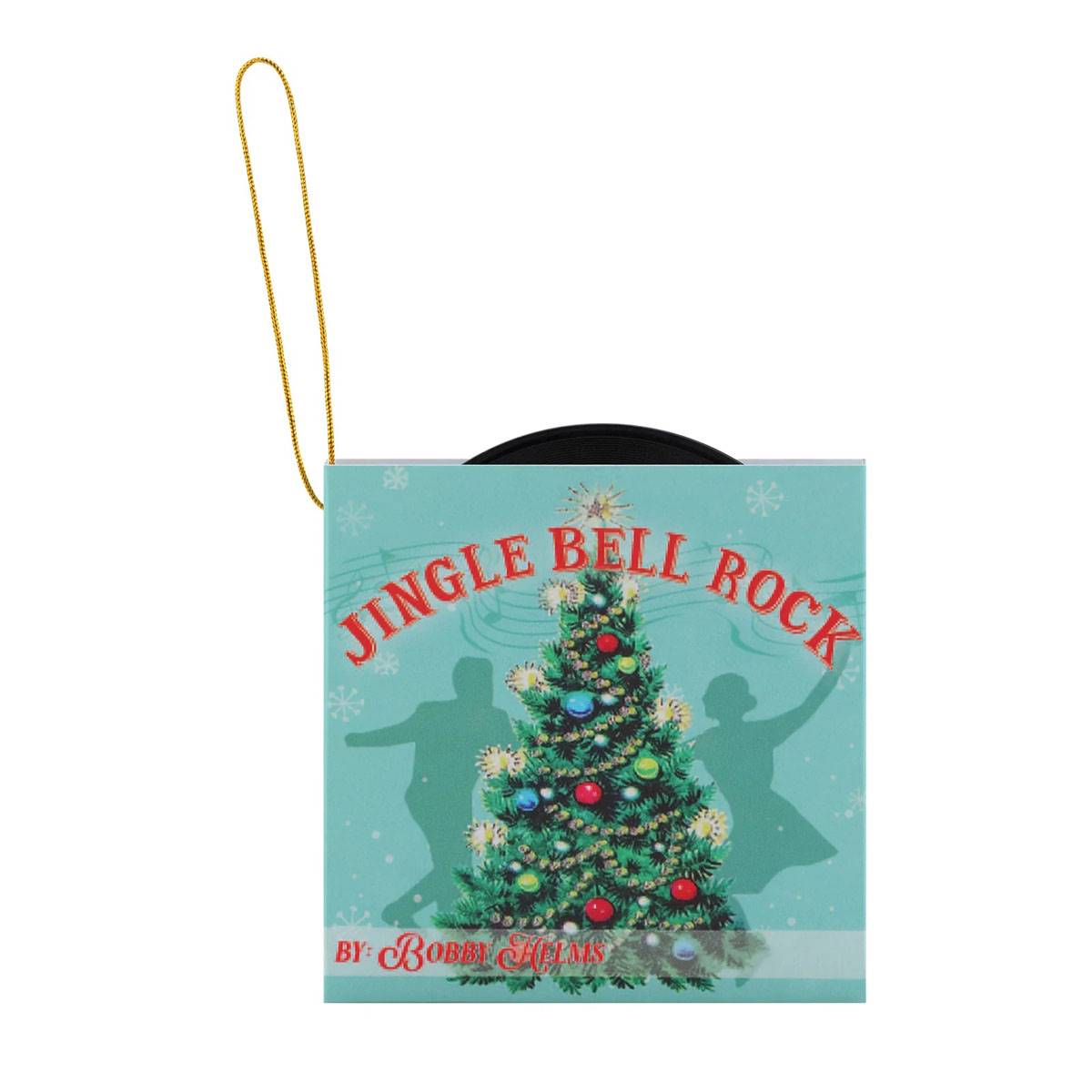 Mr. Christmas Jingle Bell Rock Mini Record Christmas Ornament
