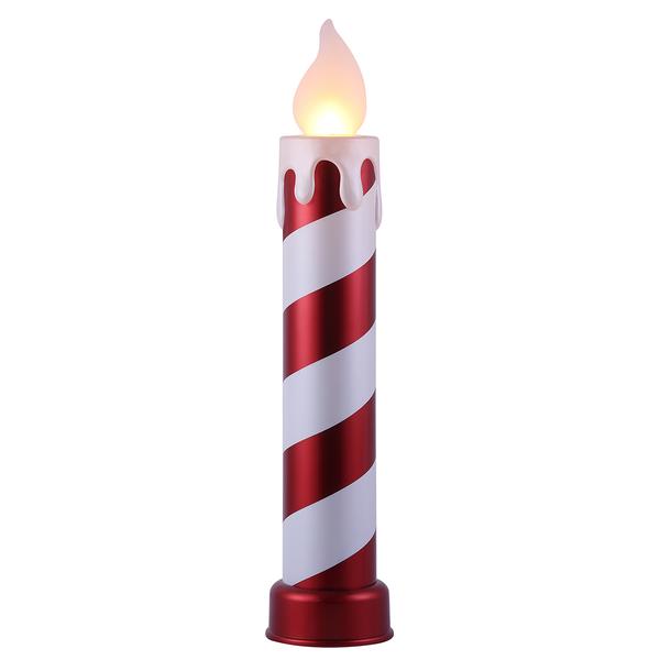 Mr. Christmas(R) 36in. Striped Metallic Blow Mold Candle Stick