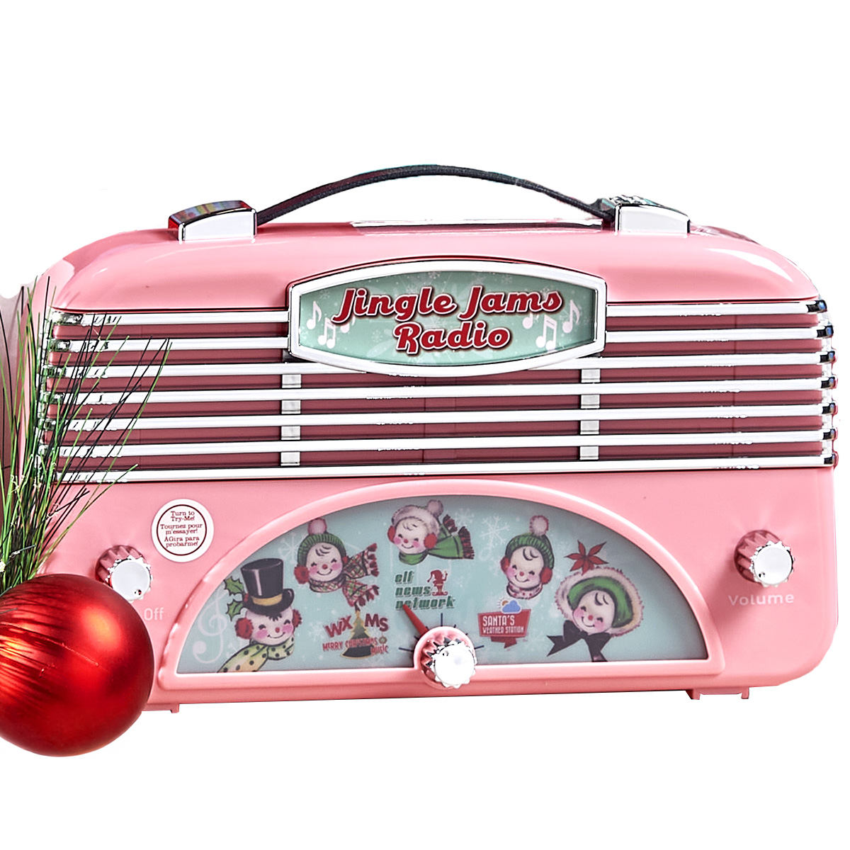 Mr. Christmas Jingle Jams Nostalgia Radio - Pink