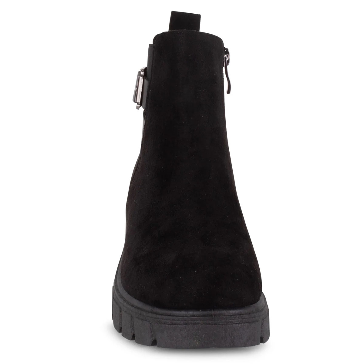 Womens Wanted Cinder Microfiber Ankle Boots