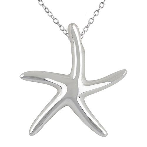 Sterling Silver Starfish Necklace