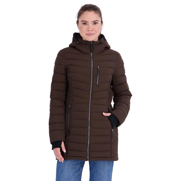 Womens Nautica(R) Stretch Packable Walker with Chest Zipper