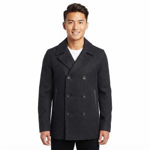 Mens Nautica(R) Wool Peacoat