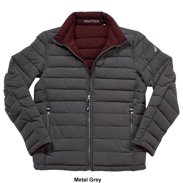 Mens Nautica(R) Quilted Reversible Coat alternate view