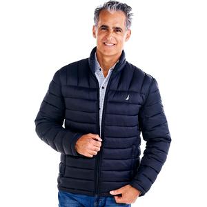 Mens Nautica Lightweight Puffer Jacket