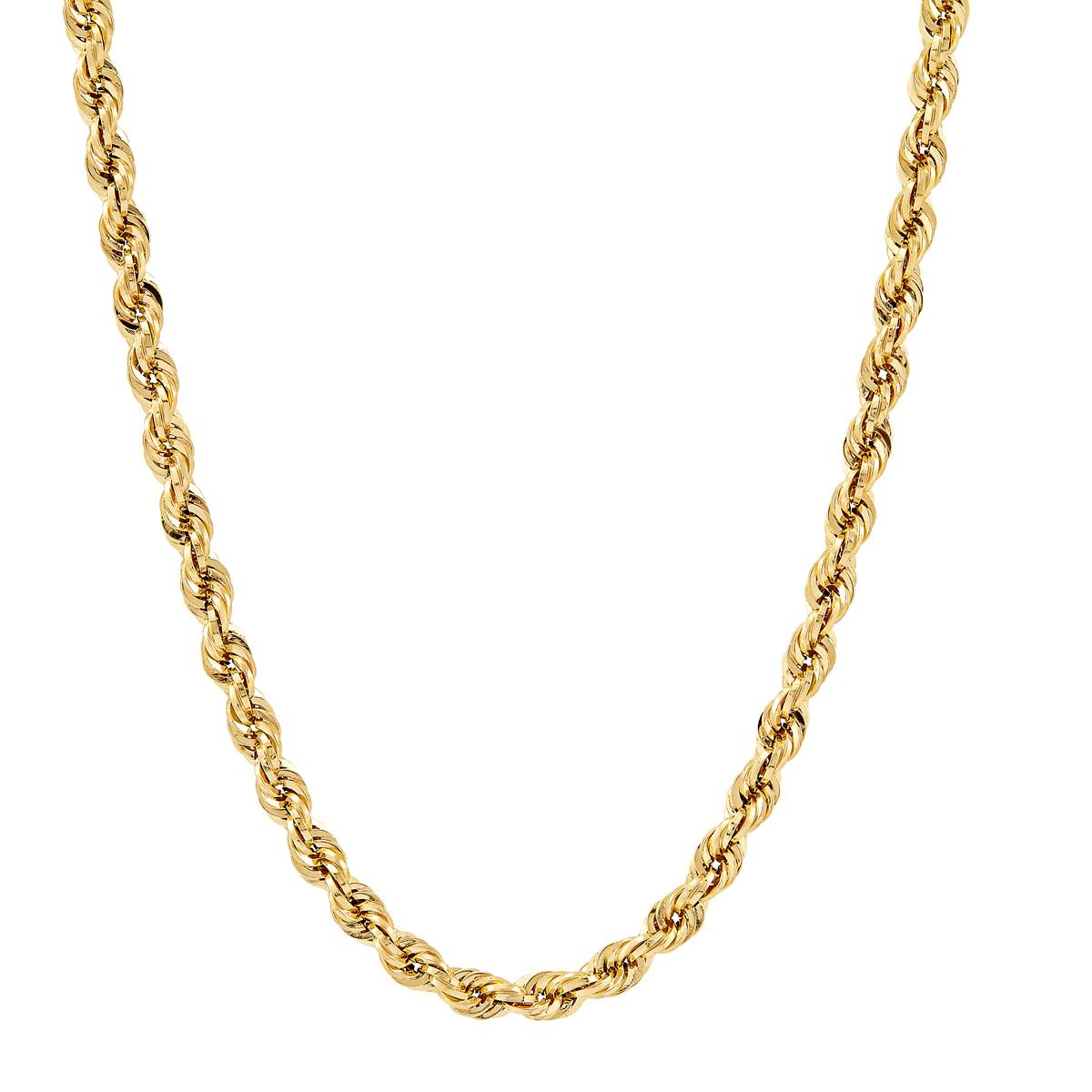 Gold Classics(tm) 10kt. Gold Glitter Chain Necklace